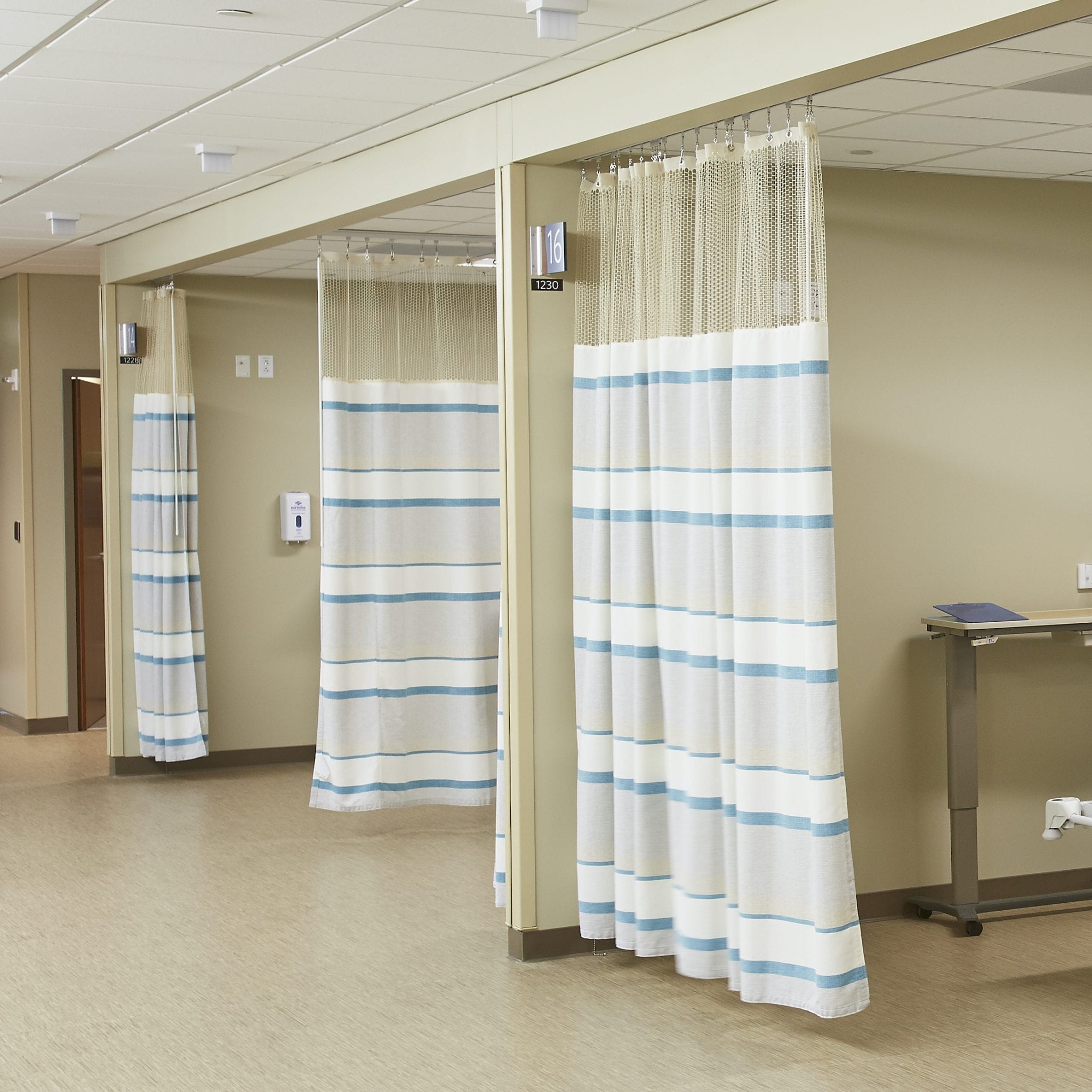 Cubicle Curtain Tracks - Pro Safe Track for Hospitals